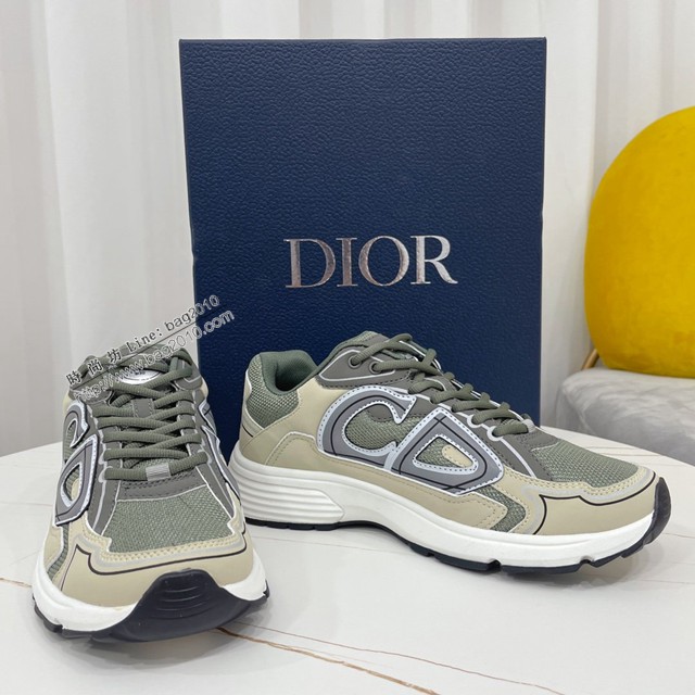 Dior復古波鞋 迪奧B30系列專櫃最新情侶款運動鞋跑鞋 dx2609